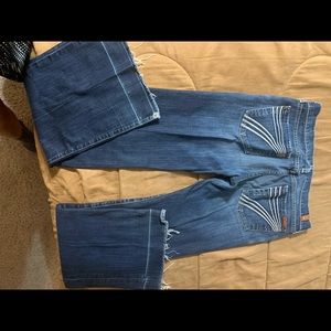 7FAM Dojo Jeans Size 28